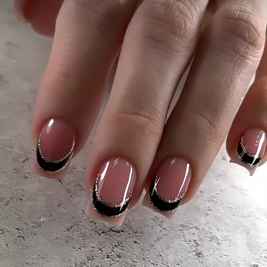 24Pcs Cat Eye 2025 new high-end nail art recommendation for short white fake nail products Press On Nails