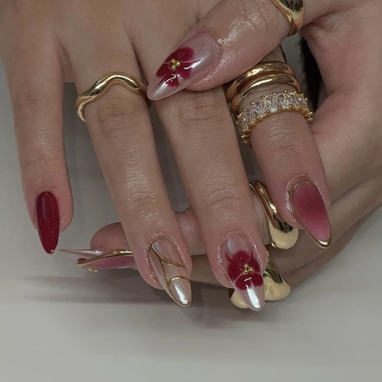24PCS Simple Buchirati Ins Style Gentle Original Premium High Charm Light Luxury Press On Nails Nail Long Edition