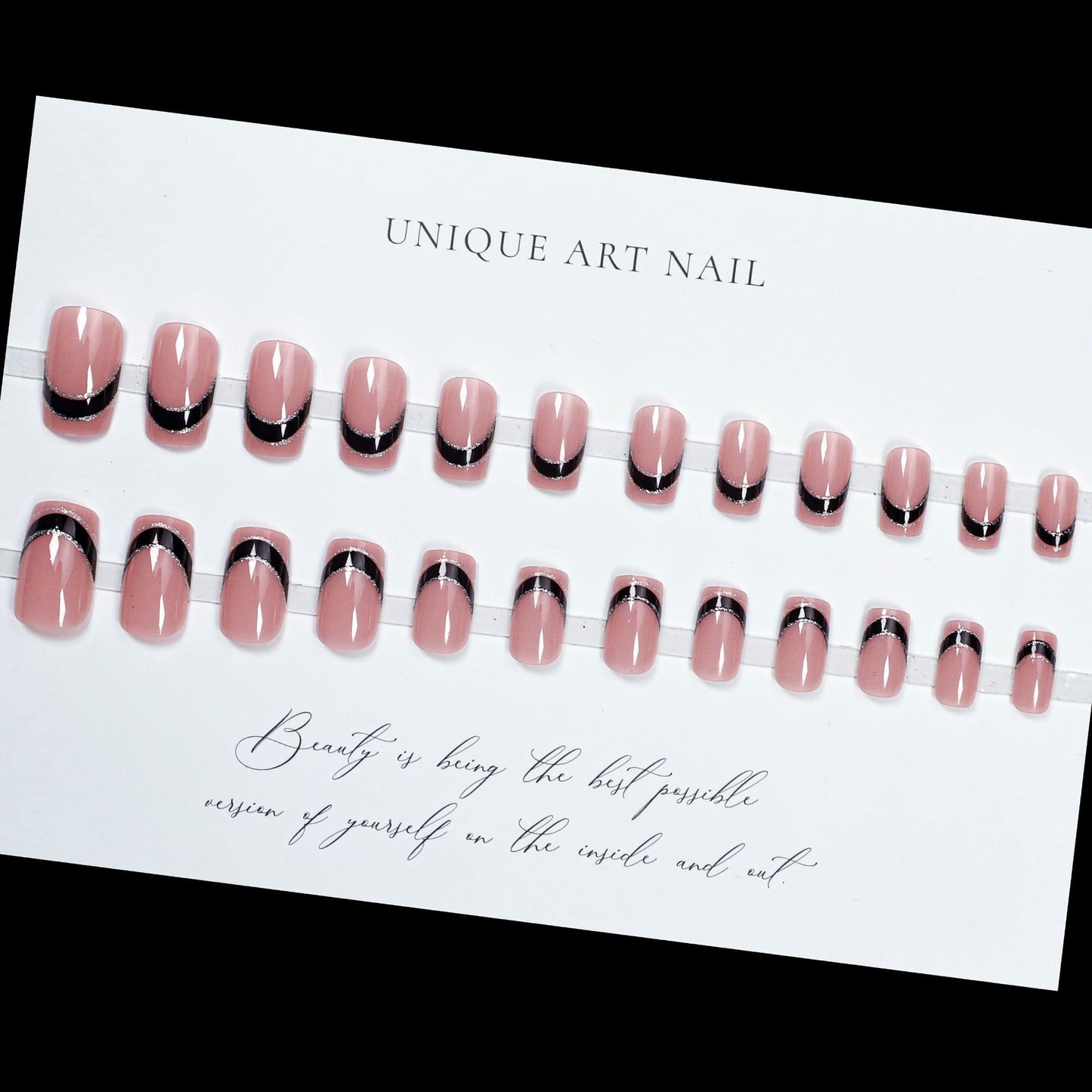 24Pcs Cat Eye 2025 new high-end nail art recommendation for short white fake nail products Press On Nails