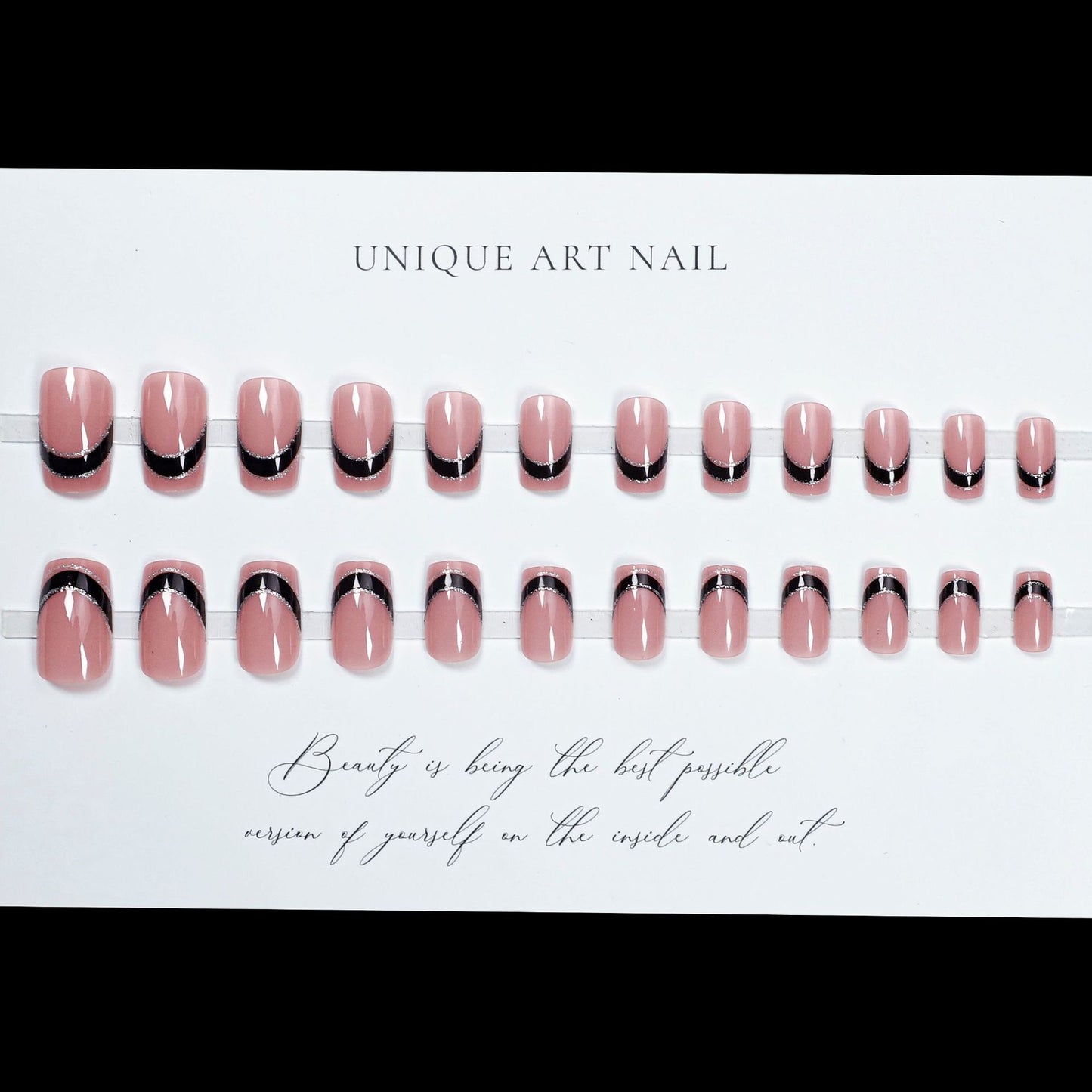 24Pcs Cat Eye 2025 new high-end nail art recommendation for short white fake nail products Press On Nails