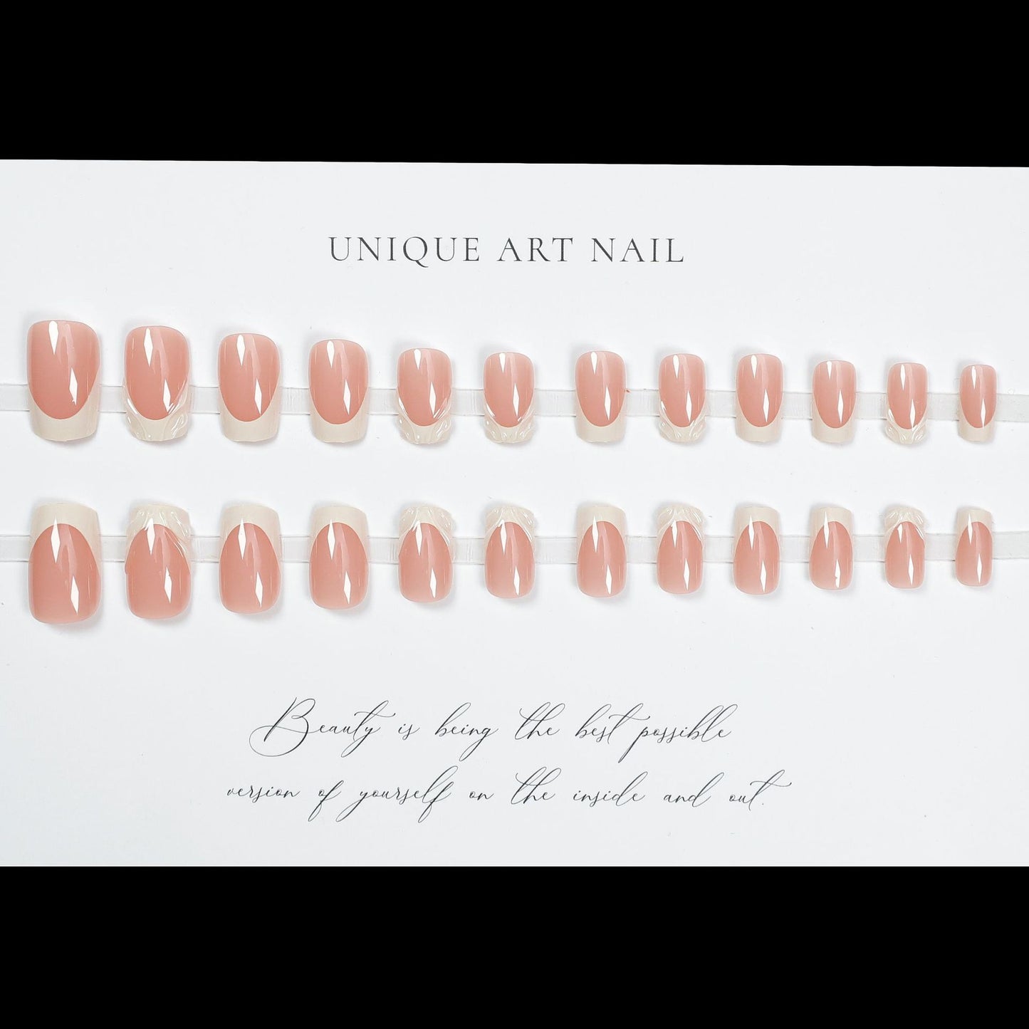 24PCS Nail Press On Nails Long Style Sparkling Color Diamond Bow, European and American Fake Nail Patch, False Nail Patch